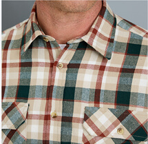 Brushed Cotton Check Shirt - MF621